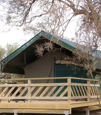 Safari tent - Outside
